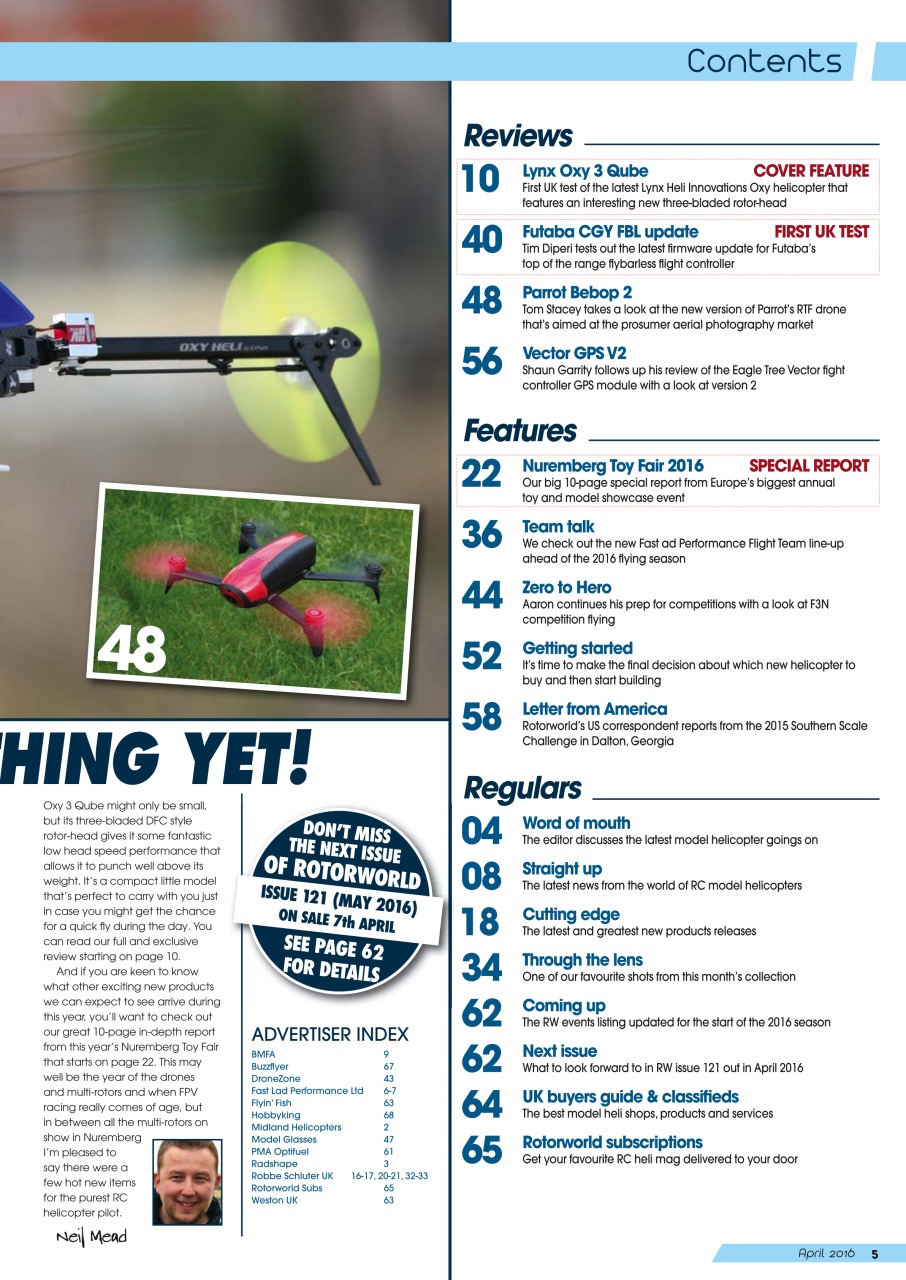 Radio Control Rotor World Preview Pages