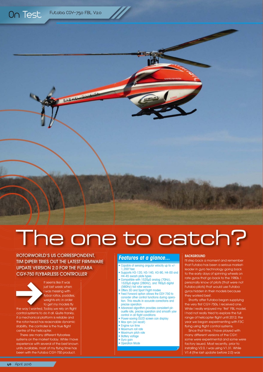 Radio Control Rotor World Preview Pages