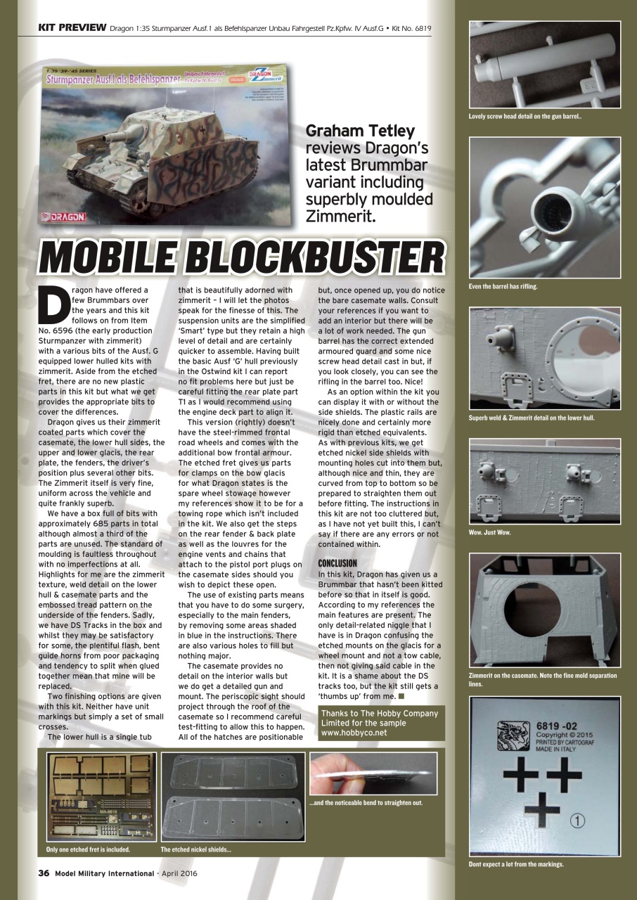 Model Military International Preview Pages