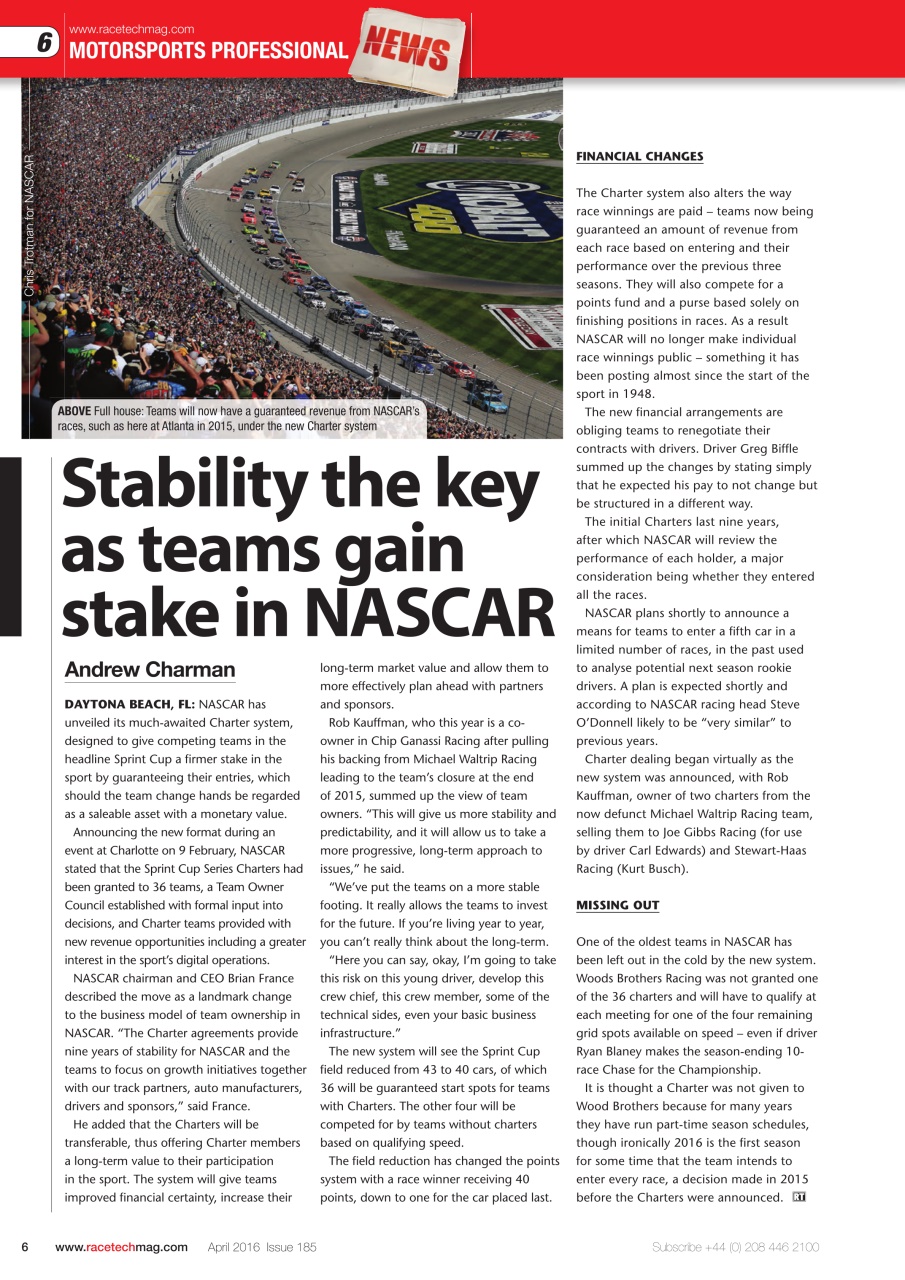 Race Tech Preview Pages