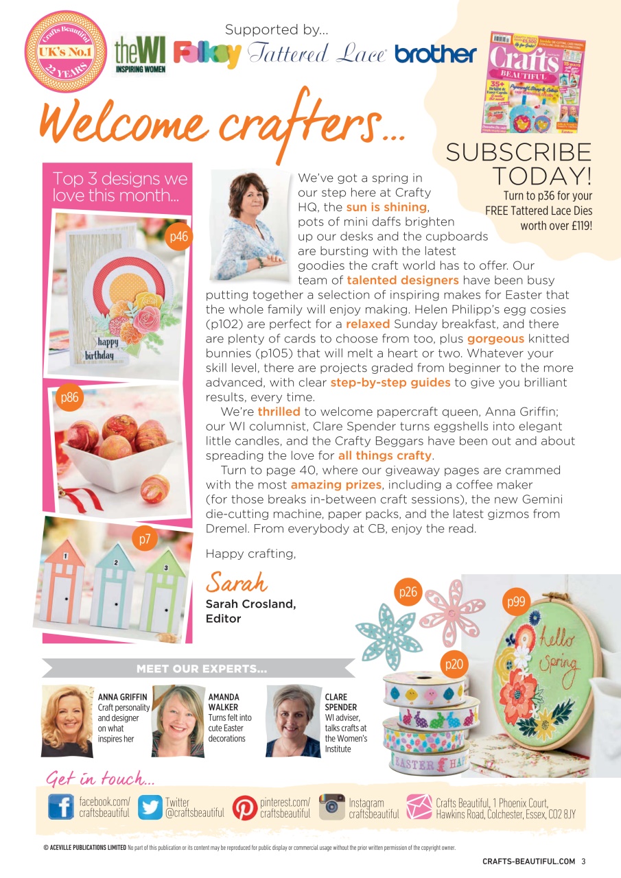 Crafts Beautiful Preview Pages