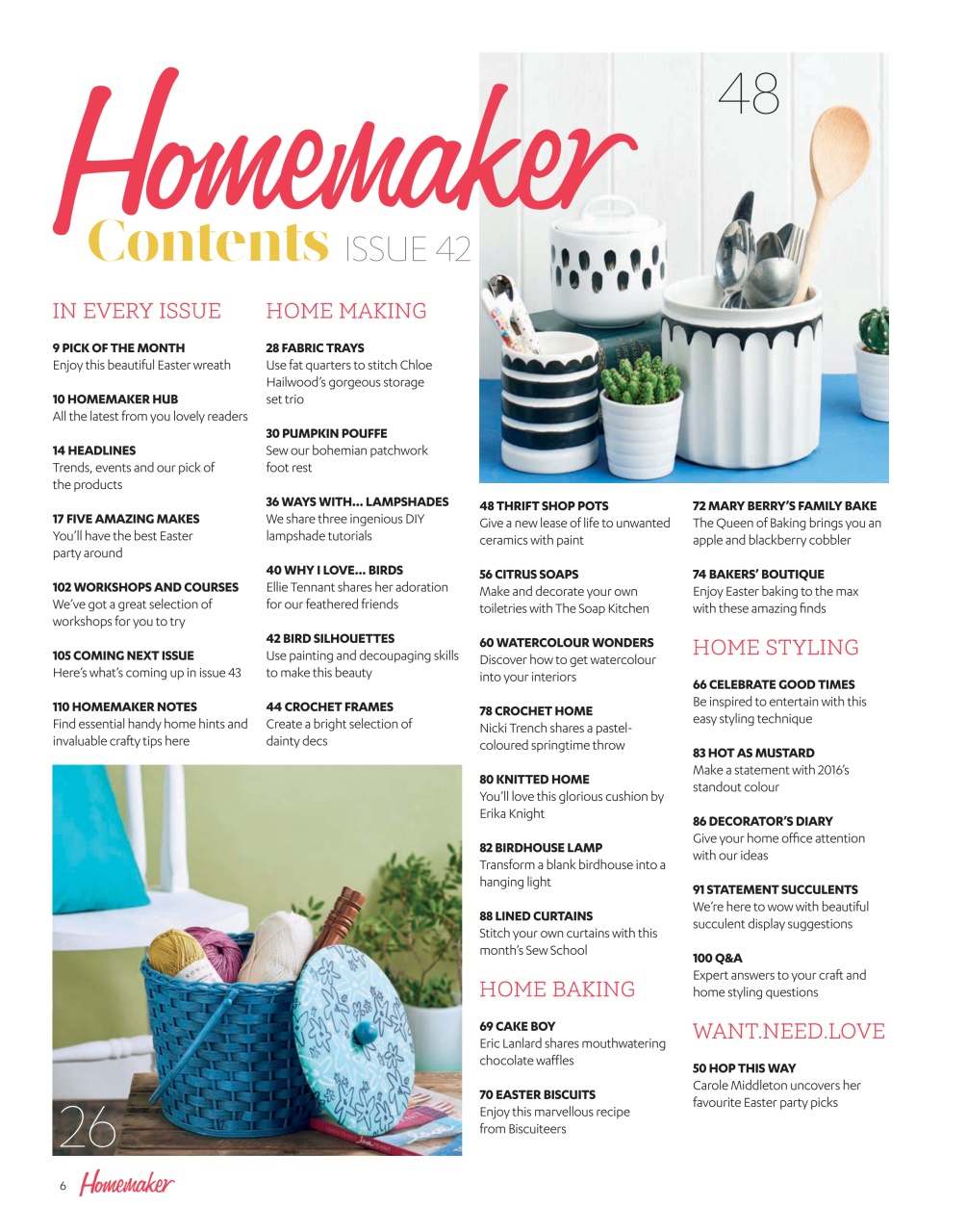 Homemaker Preview Pages