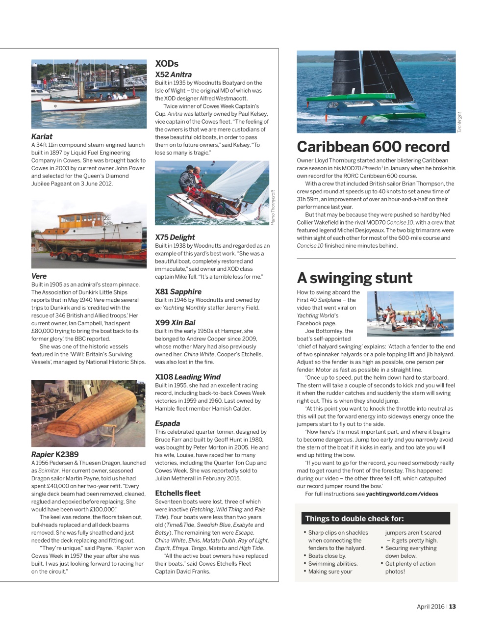 Yachting World Preview Pages