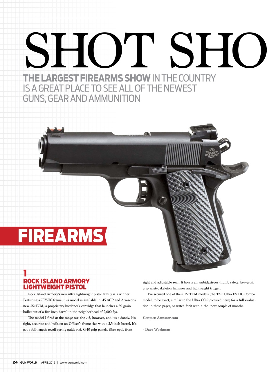 Gun World Preview Pages