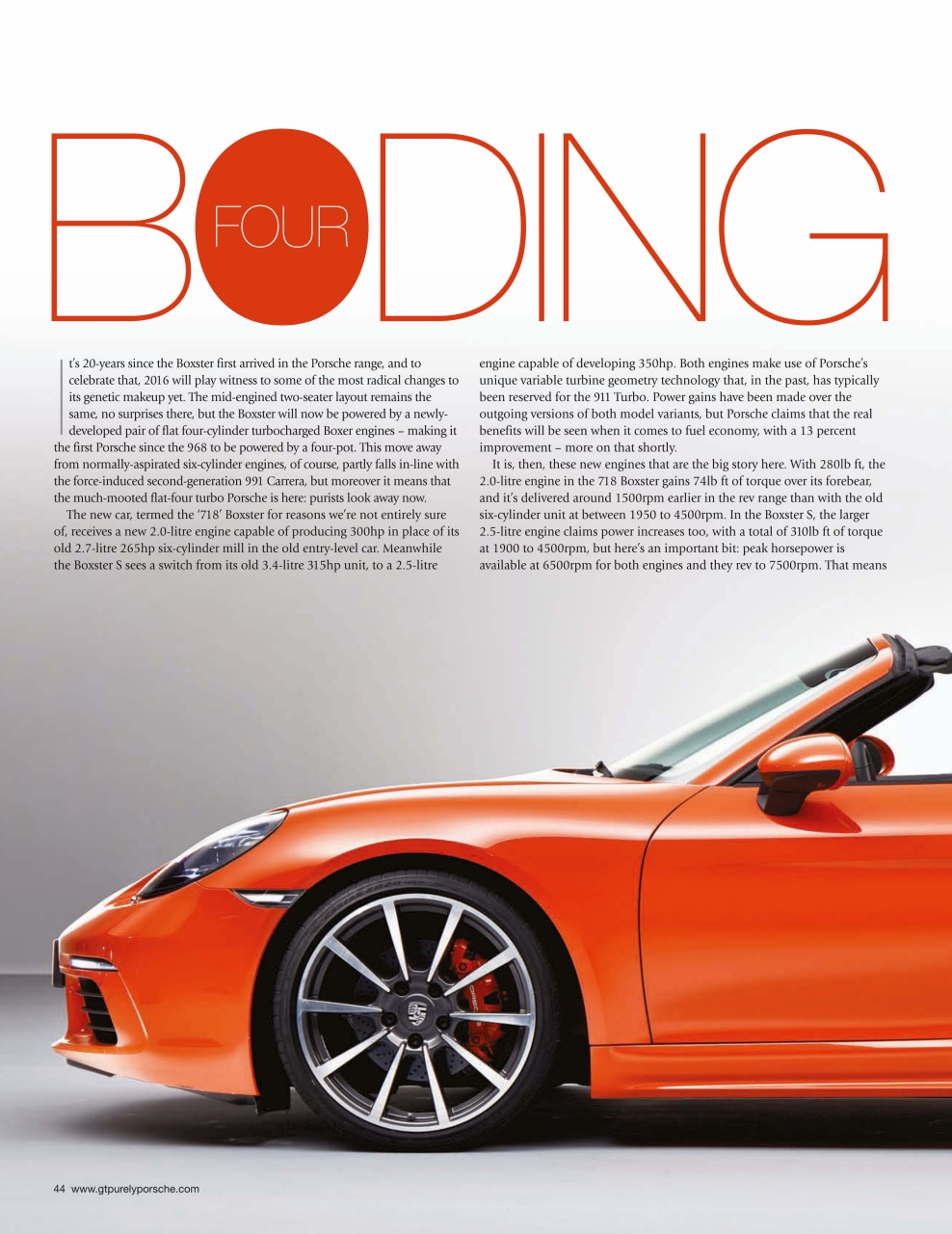 GT Porsche Preview Pages