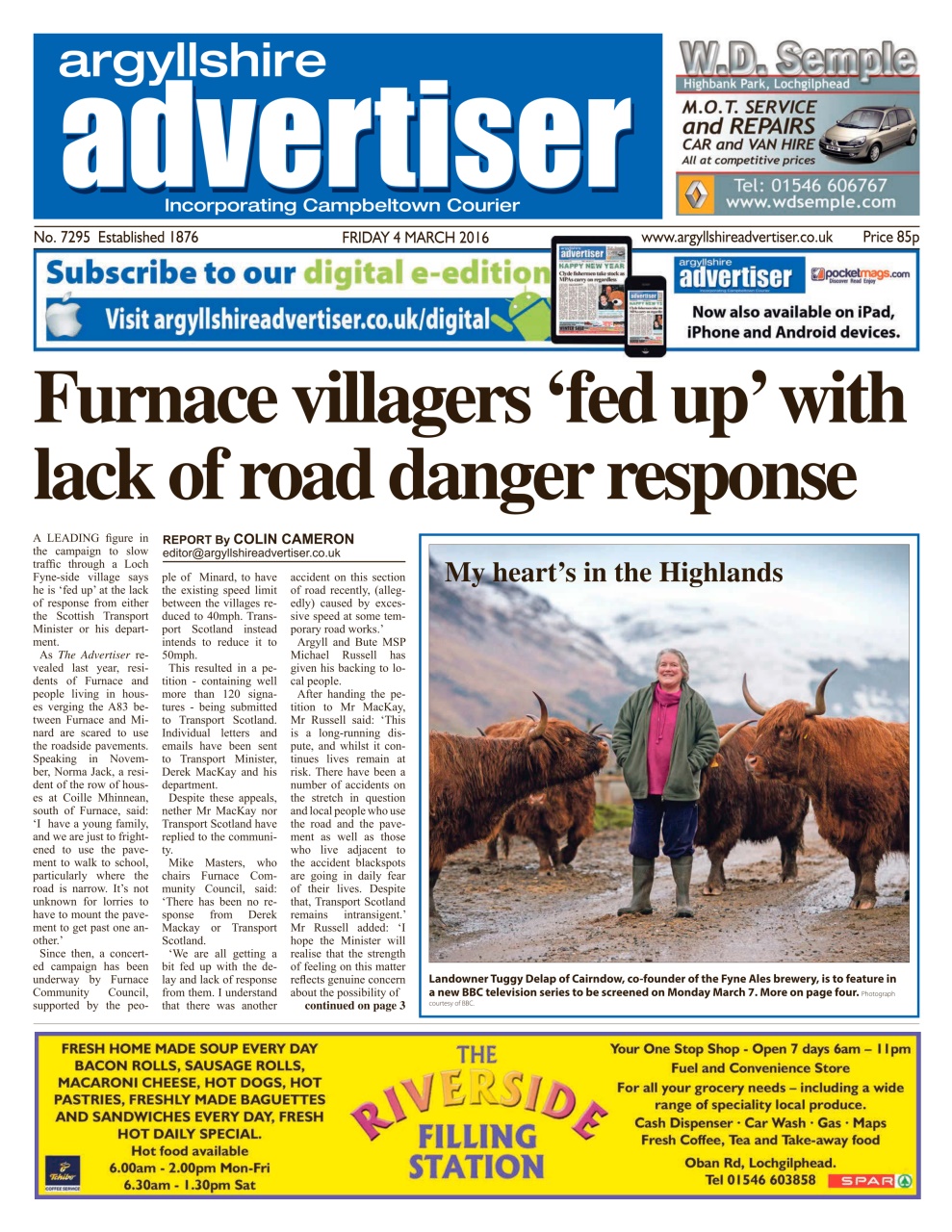 Argyllshire Advertiser Preview Pages