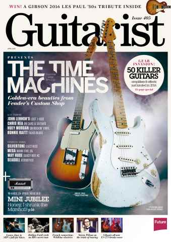 Guitarist issue April 2016