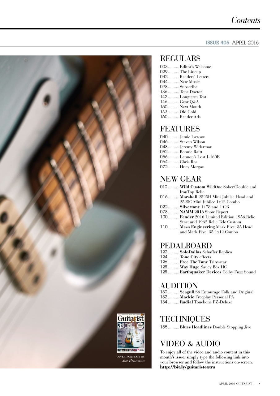Guitarist Preview Pages
