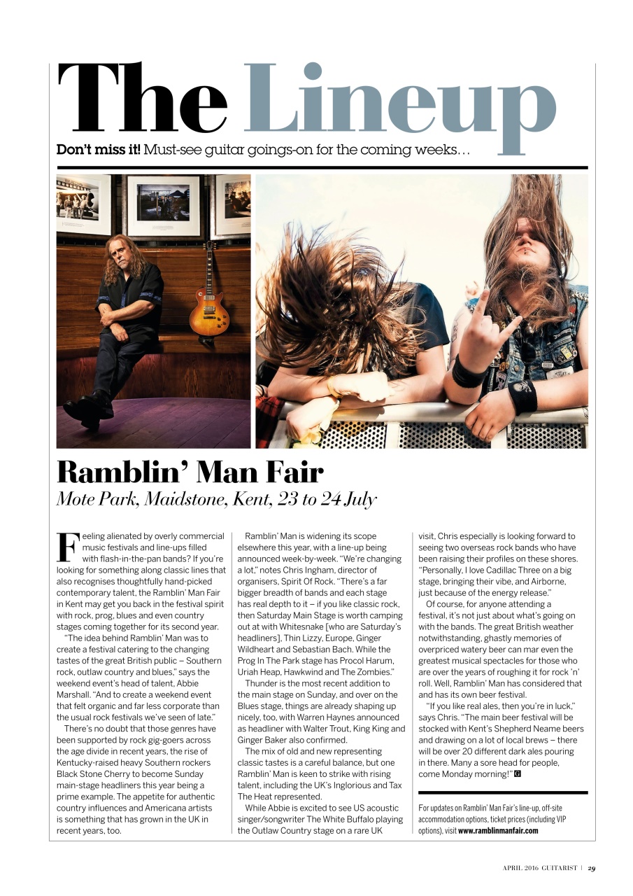 Guitarist Preview Pages