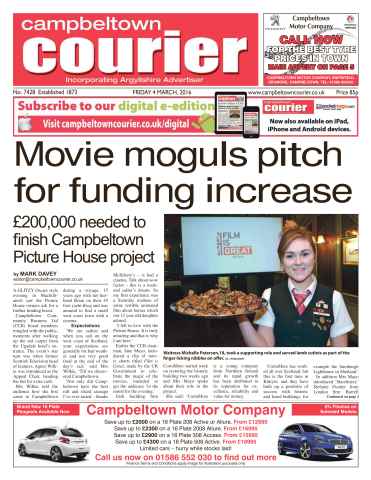 Campbeltown Courier issue 4th March 2016