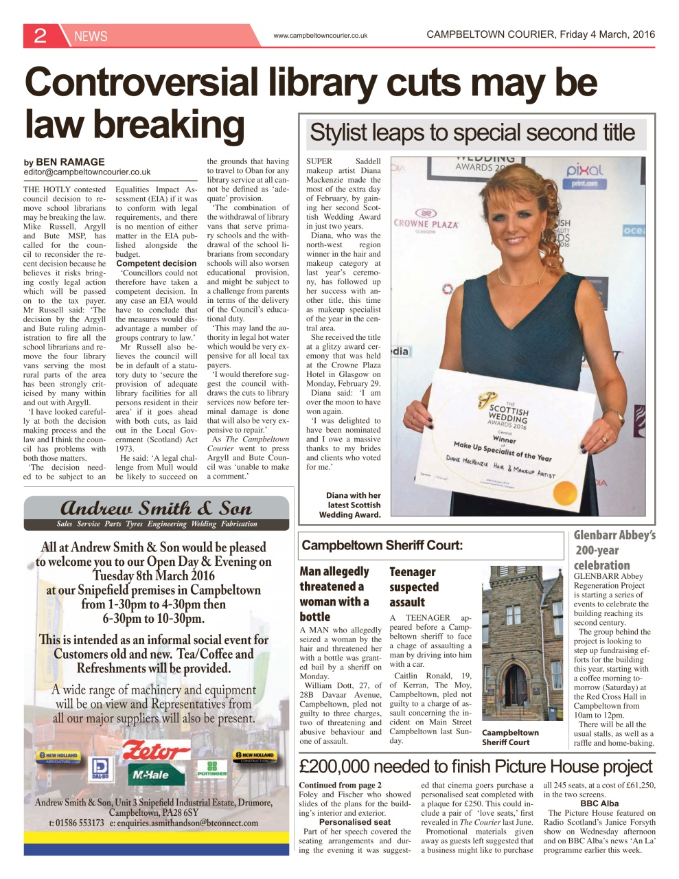 Campbeltown Courier Preview Pages