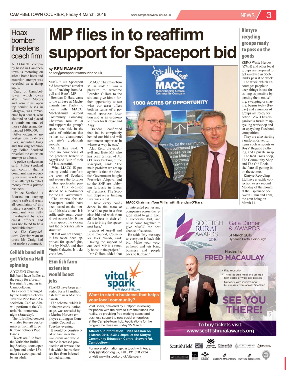 Campbeltown Courier Preview Pages