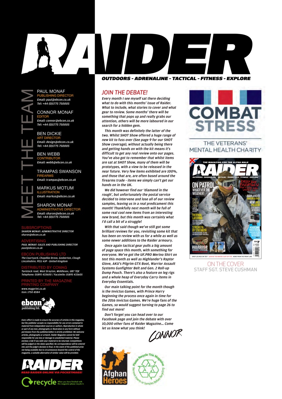 Raider Preview Pages