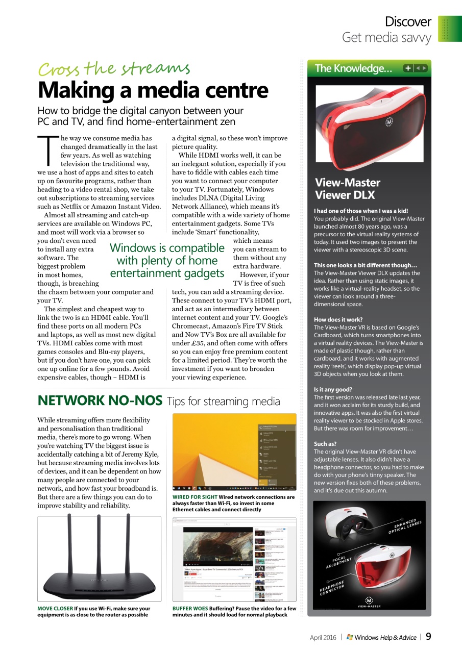 Windows Help & Advice Preview Pages