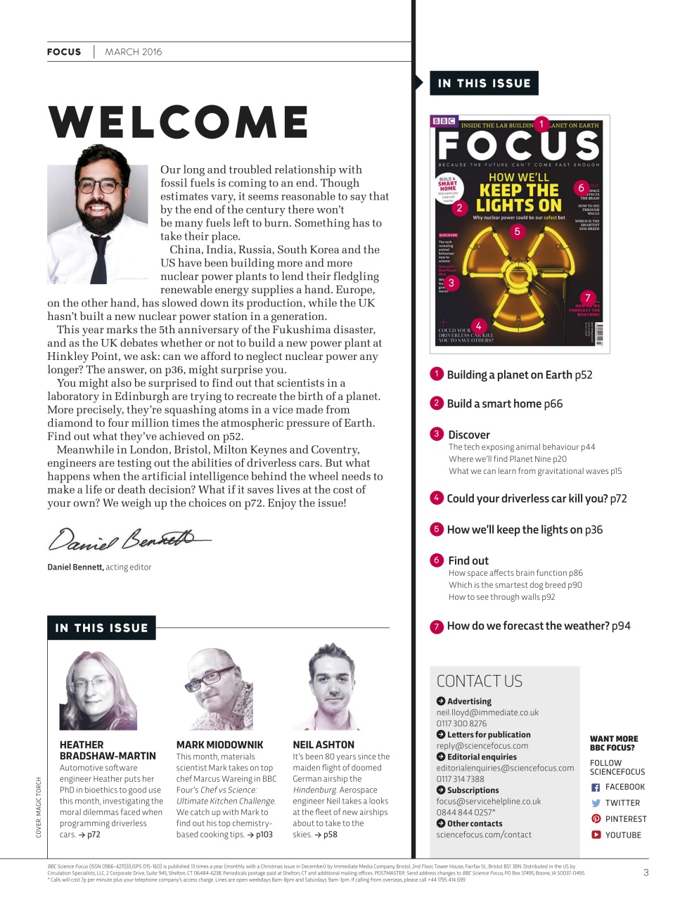 BBC Science Focus Magazine Preview Pages