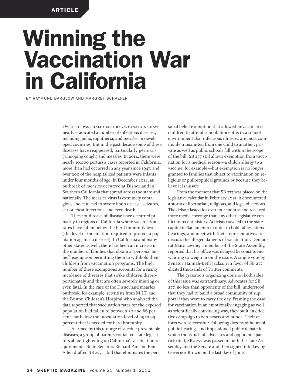 Skeptic Preview Pages