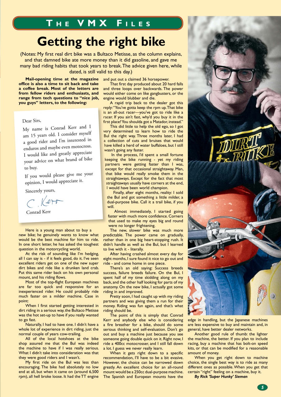 VMX Magazine Preview Pages