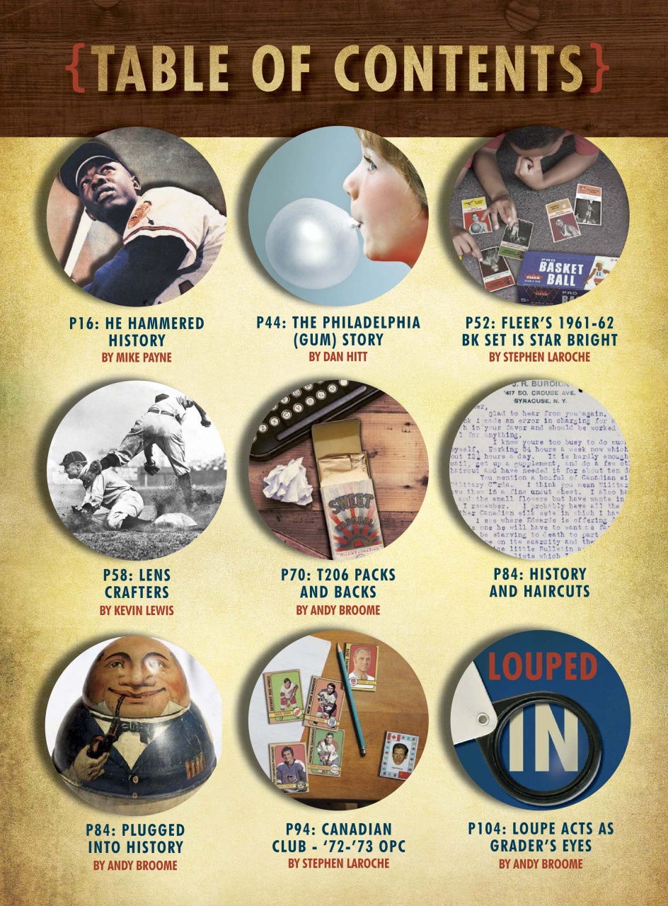 Beckett Vintage Collector Magazine Preview Pages