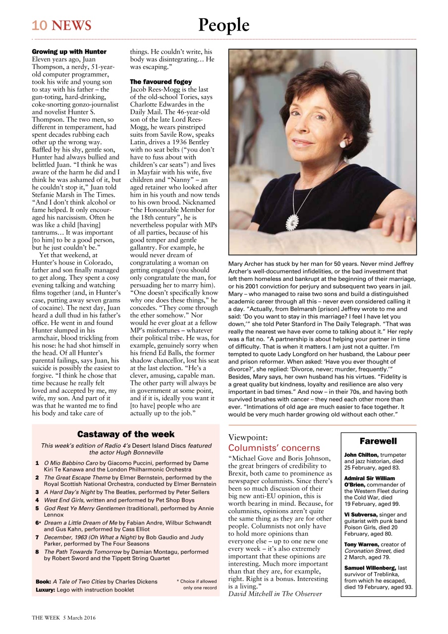 The Week Preview Pages