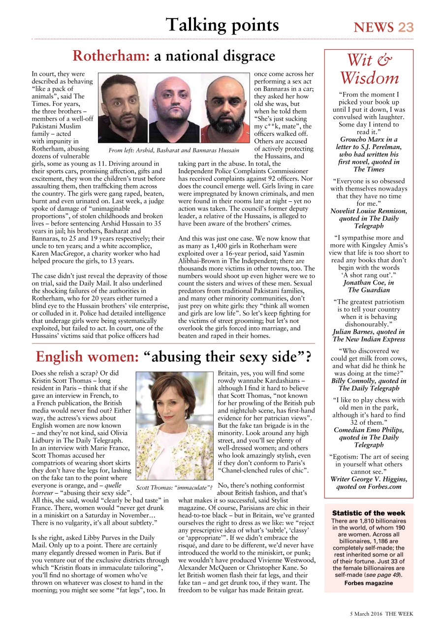 The Week Preview Pages