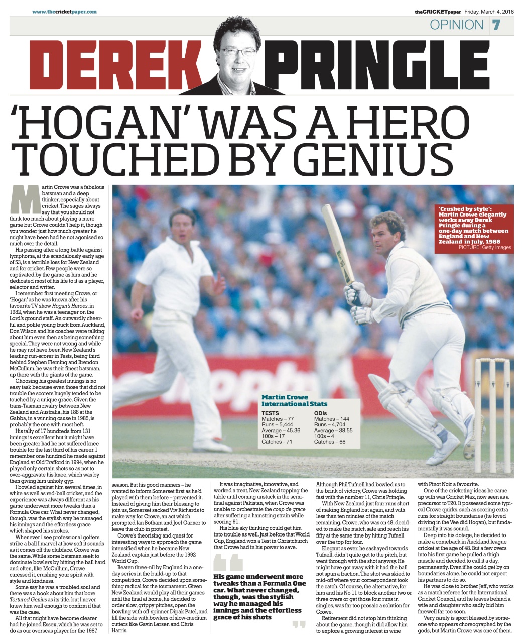 The Cricket Paper Preview Pages