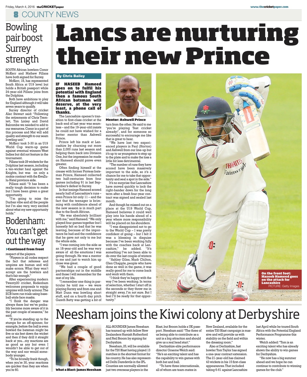 The Cricket Paper Preview Pages