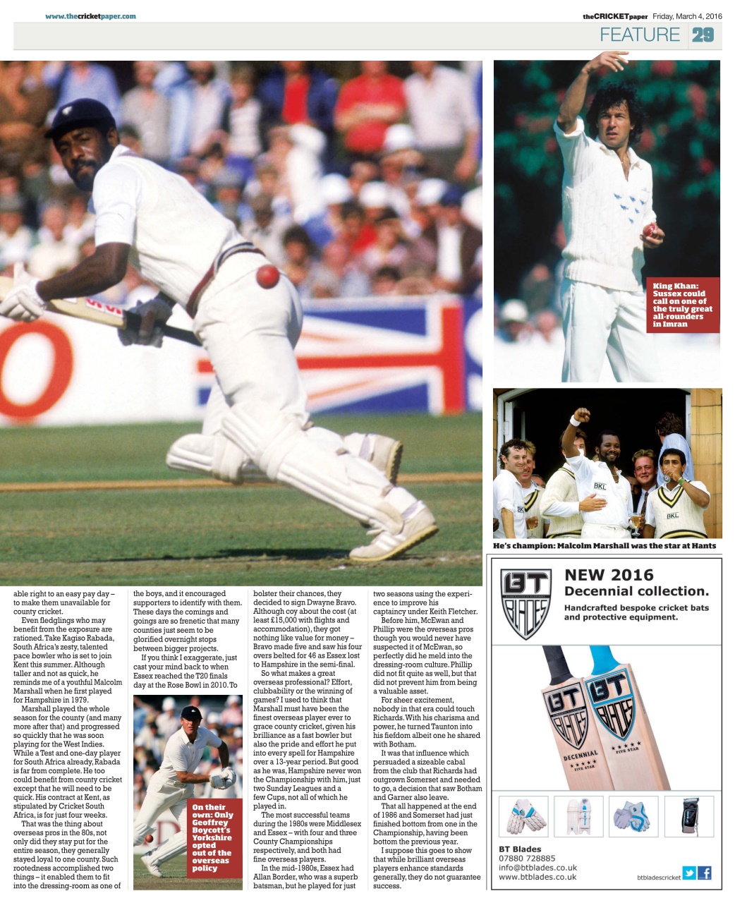 The Cricket Paper Preview Pages