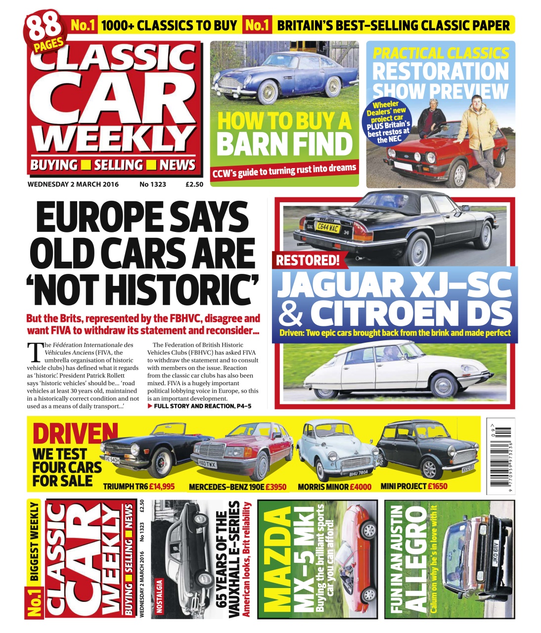 Classic Car Weekly Preview Pages