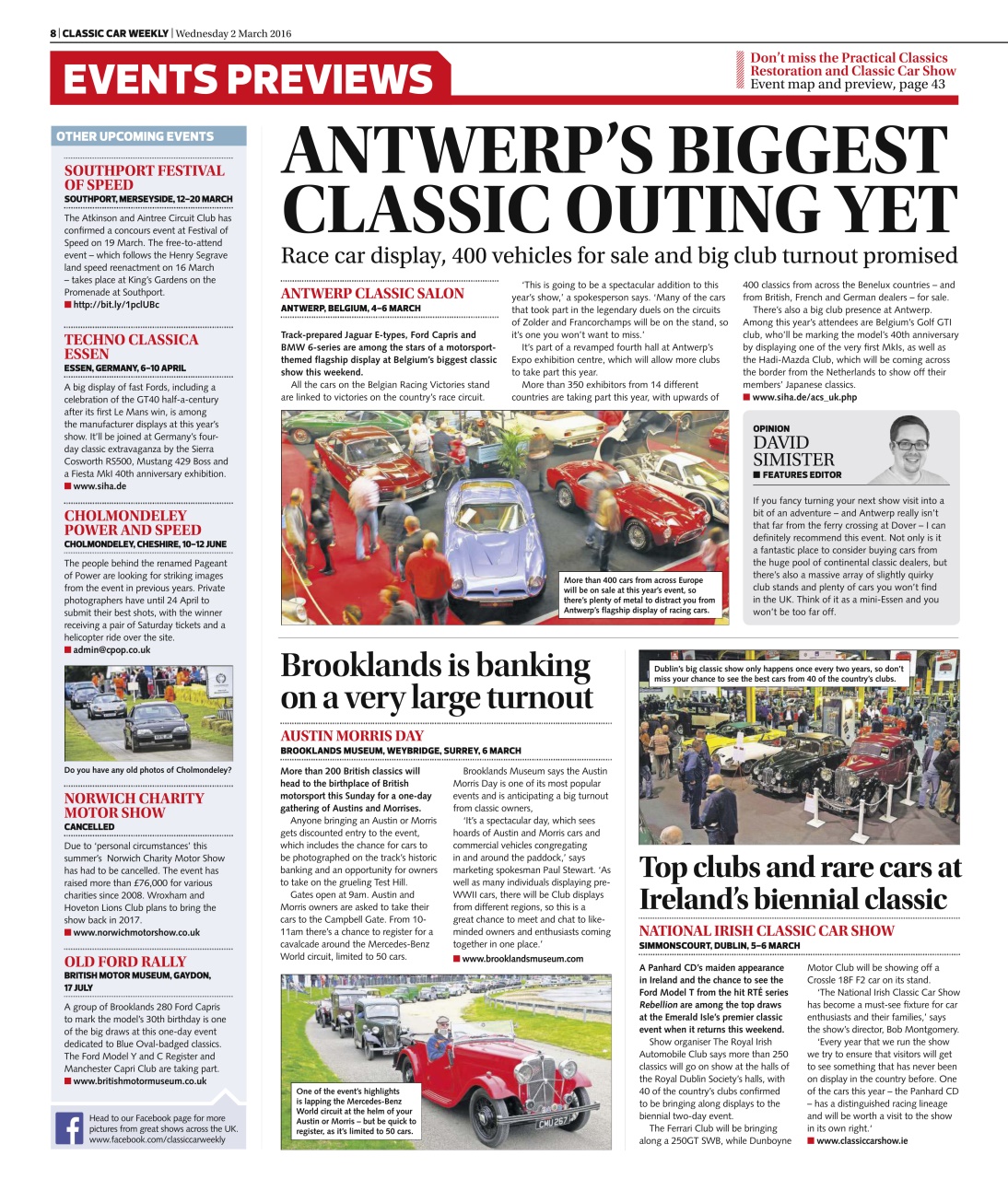 Classic Car Weekly Preview Pages