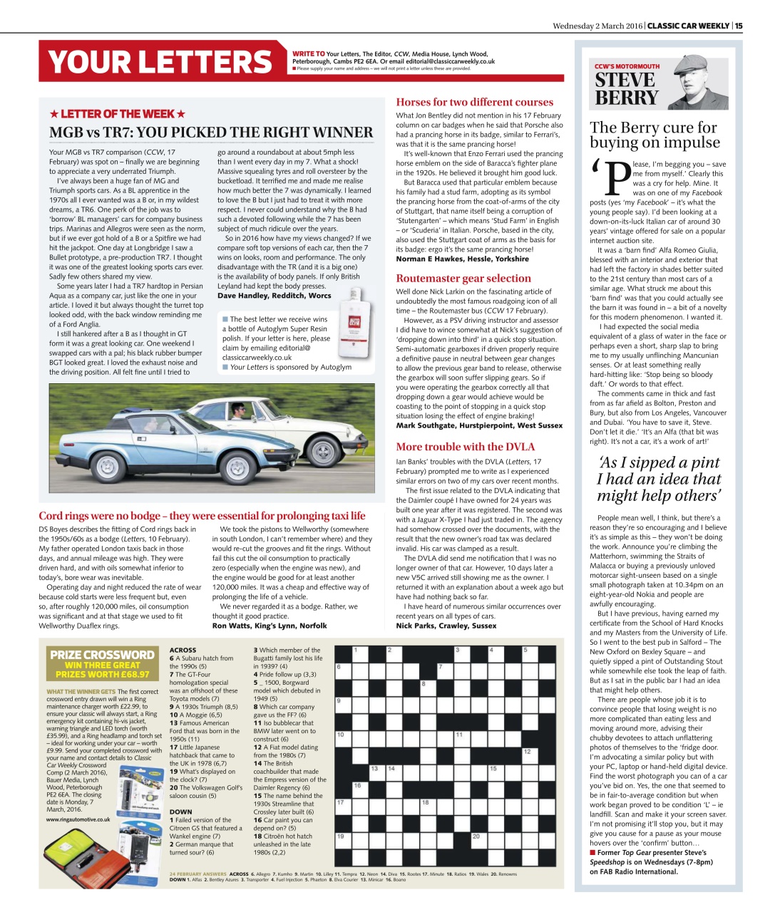 Classic Car Weekly Preview Pages