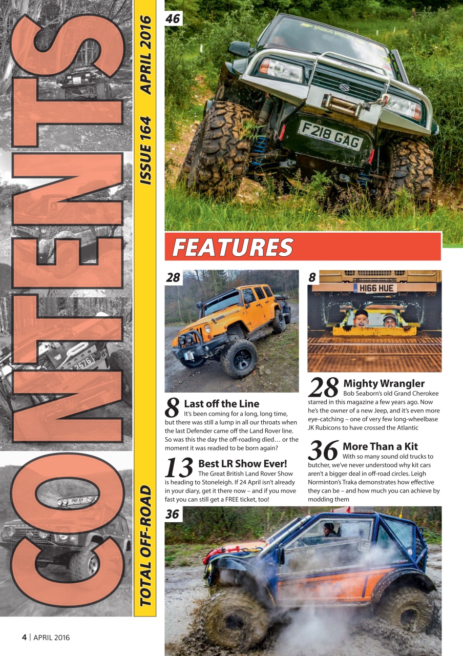 Overlander 4X4 Preview Pages