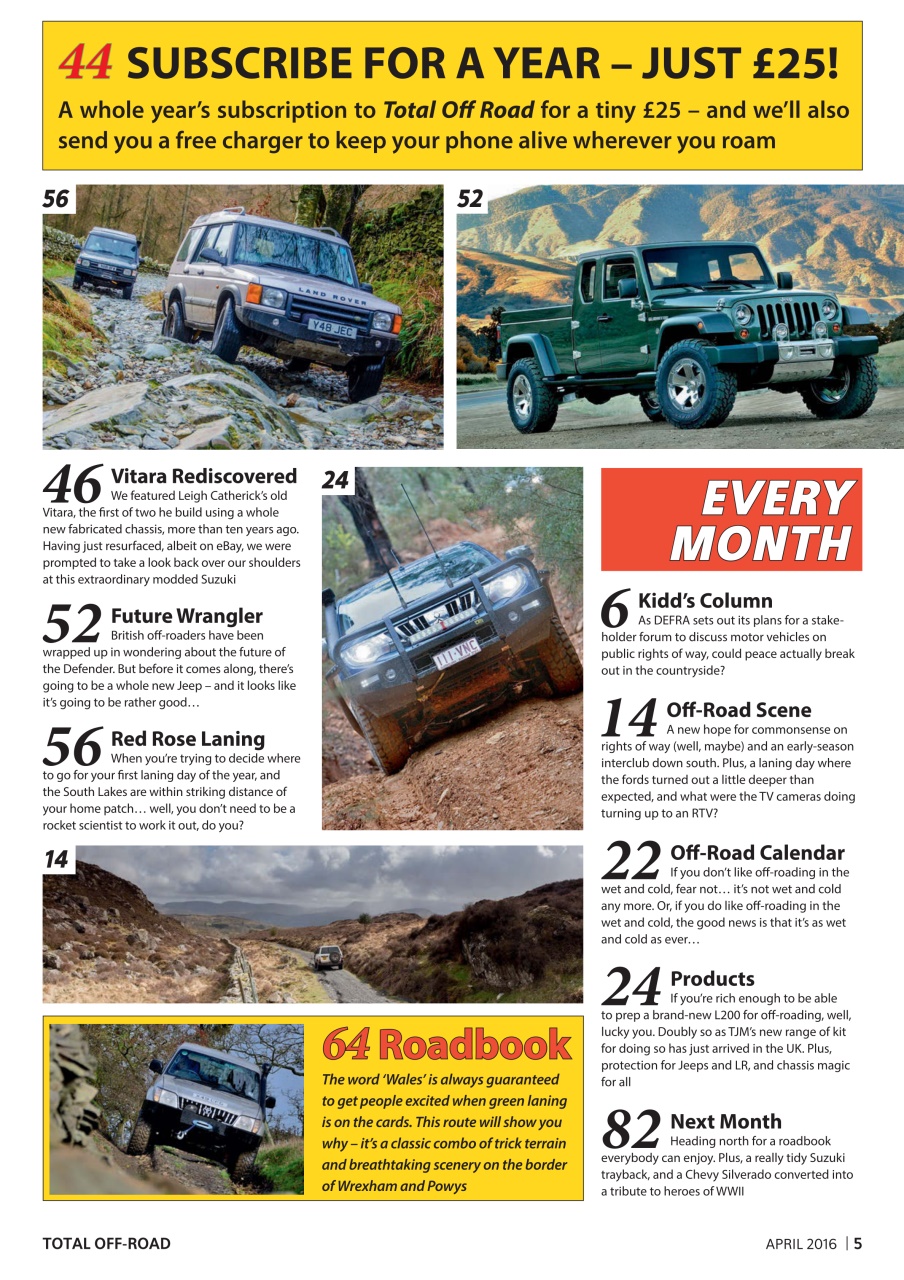 Overlander 4X4 Preview Pages