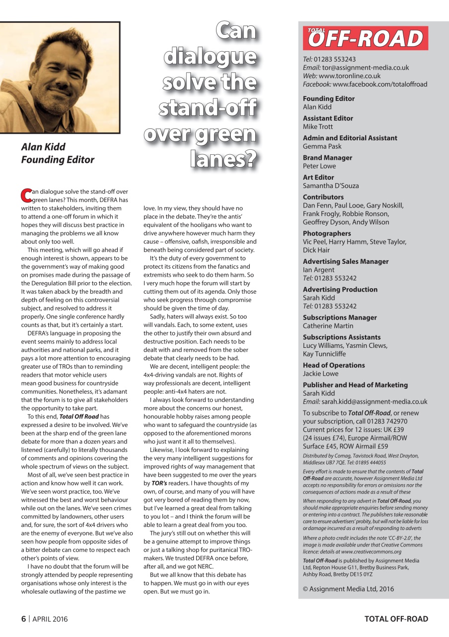 Overlander 4X4 Preview Pages