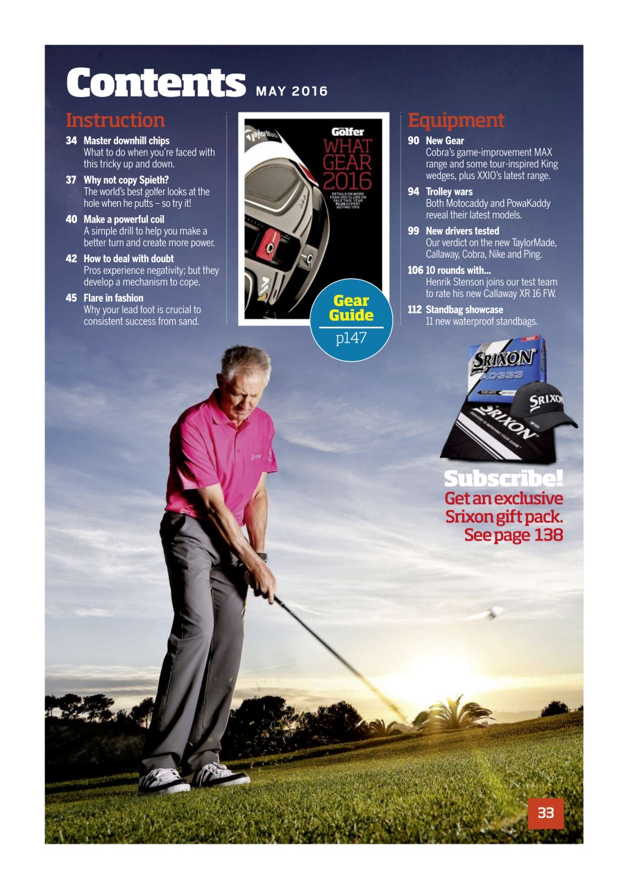 Today's Golfer Preview Pages