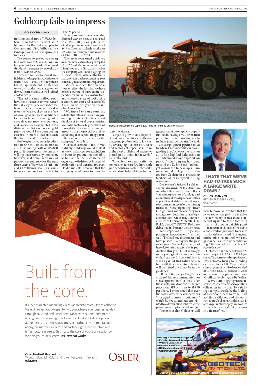 The Northern Miner Preview Pages