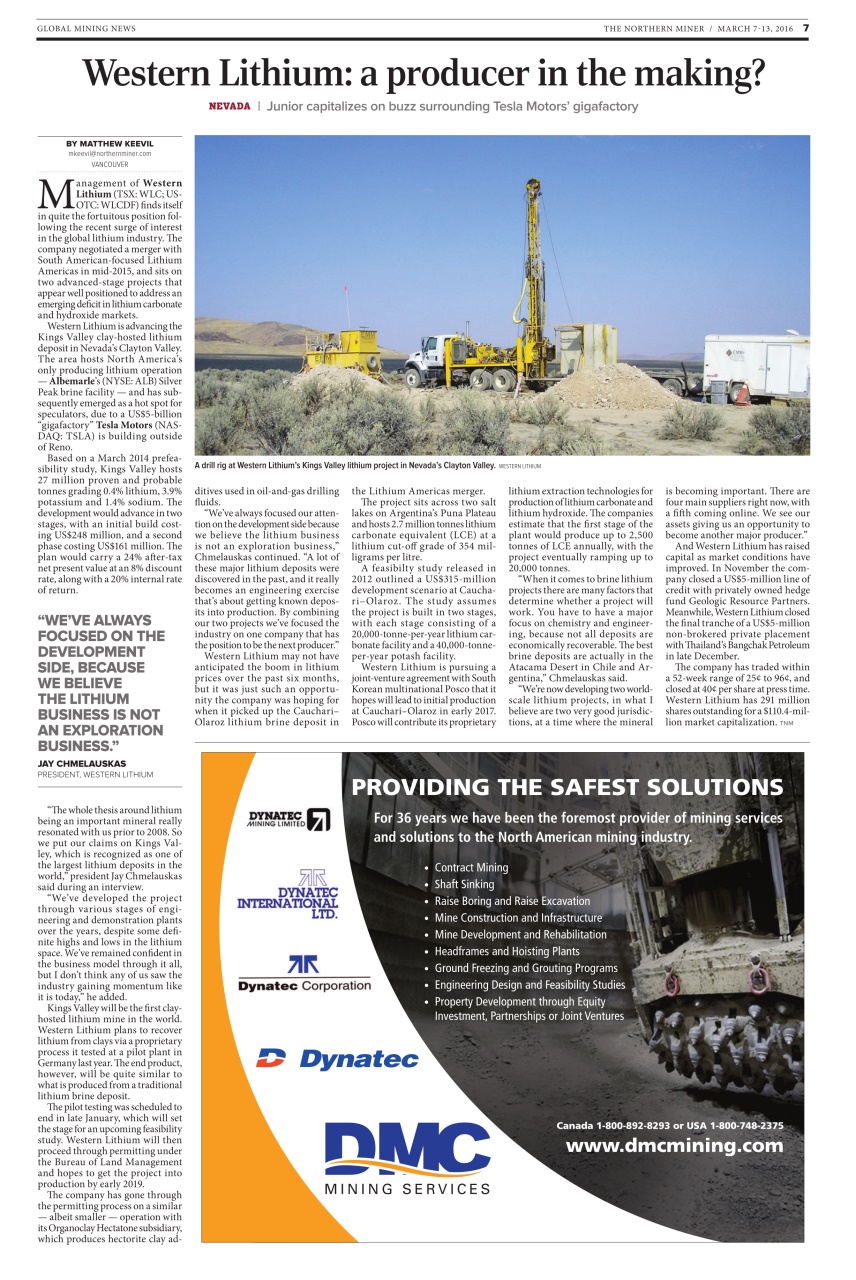 The Northern Miner Preview Pages