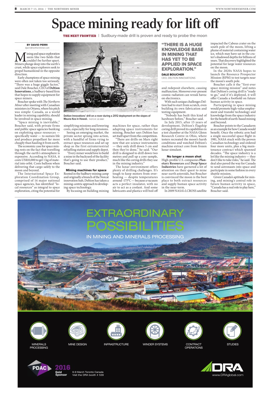 The Northern Miner Preview Pages