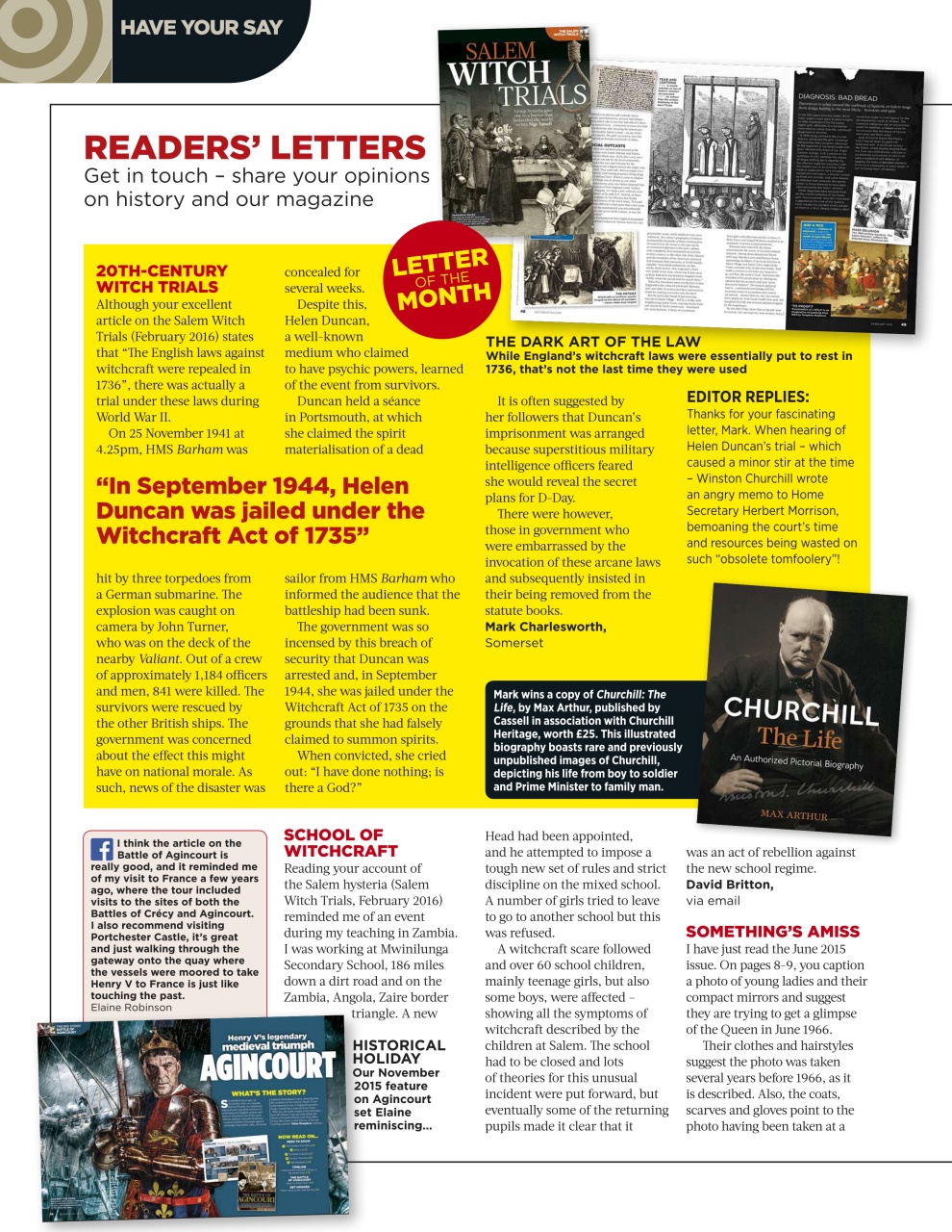 BBC History Revealed Magazine Preview Pages
