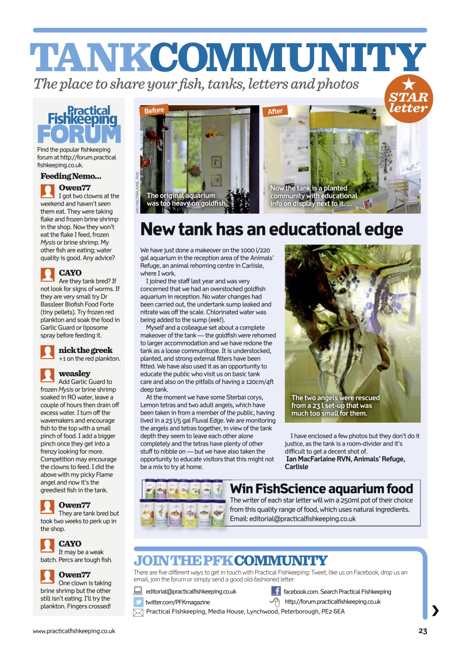 Practical Fishkeeping Preview Pages