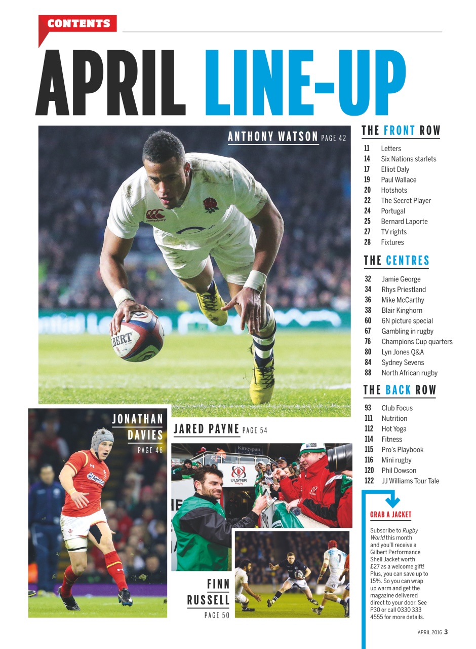 Rugby World Preview Pages
