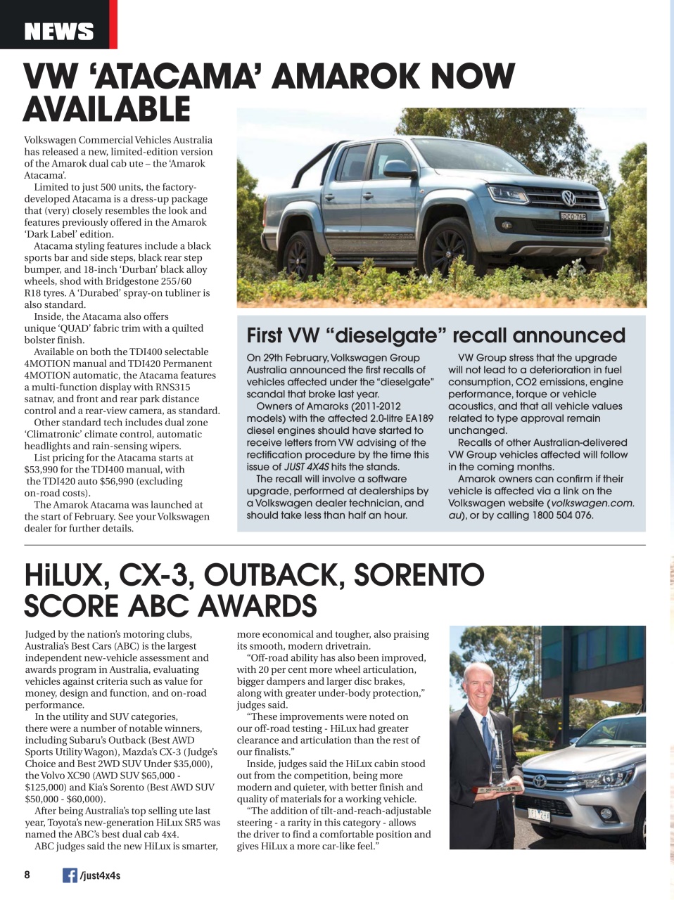 JUST 4X4S Preview Pages