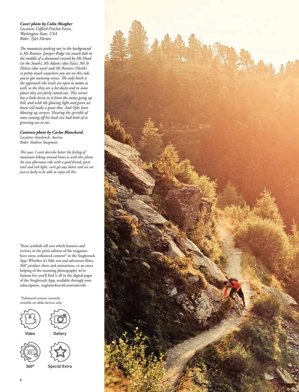 Singletrack Preview Pages