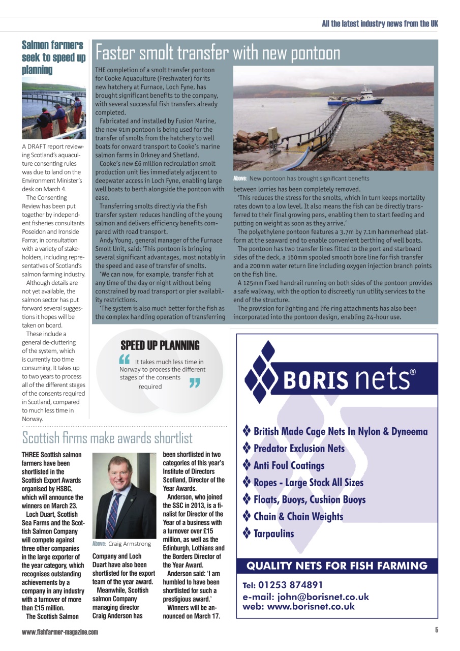 Fish Farmer Magazine Preview Pages