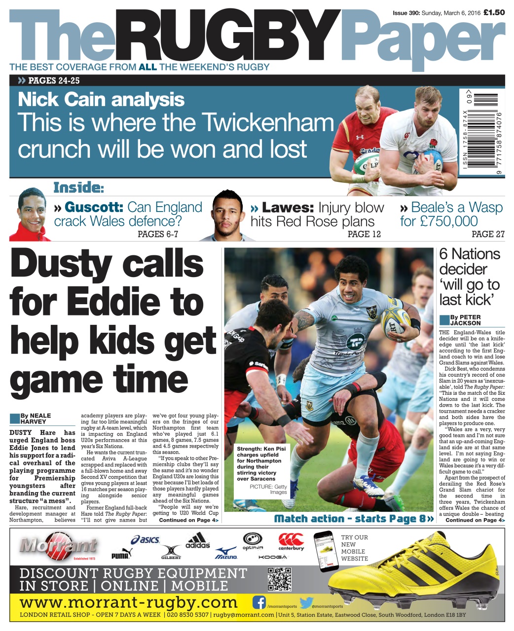 The Rugby Paper Preview Pages