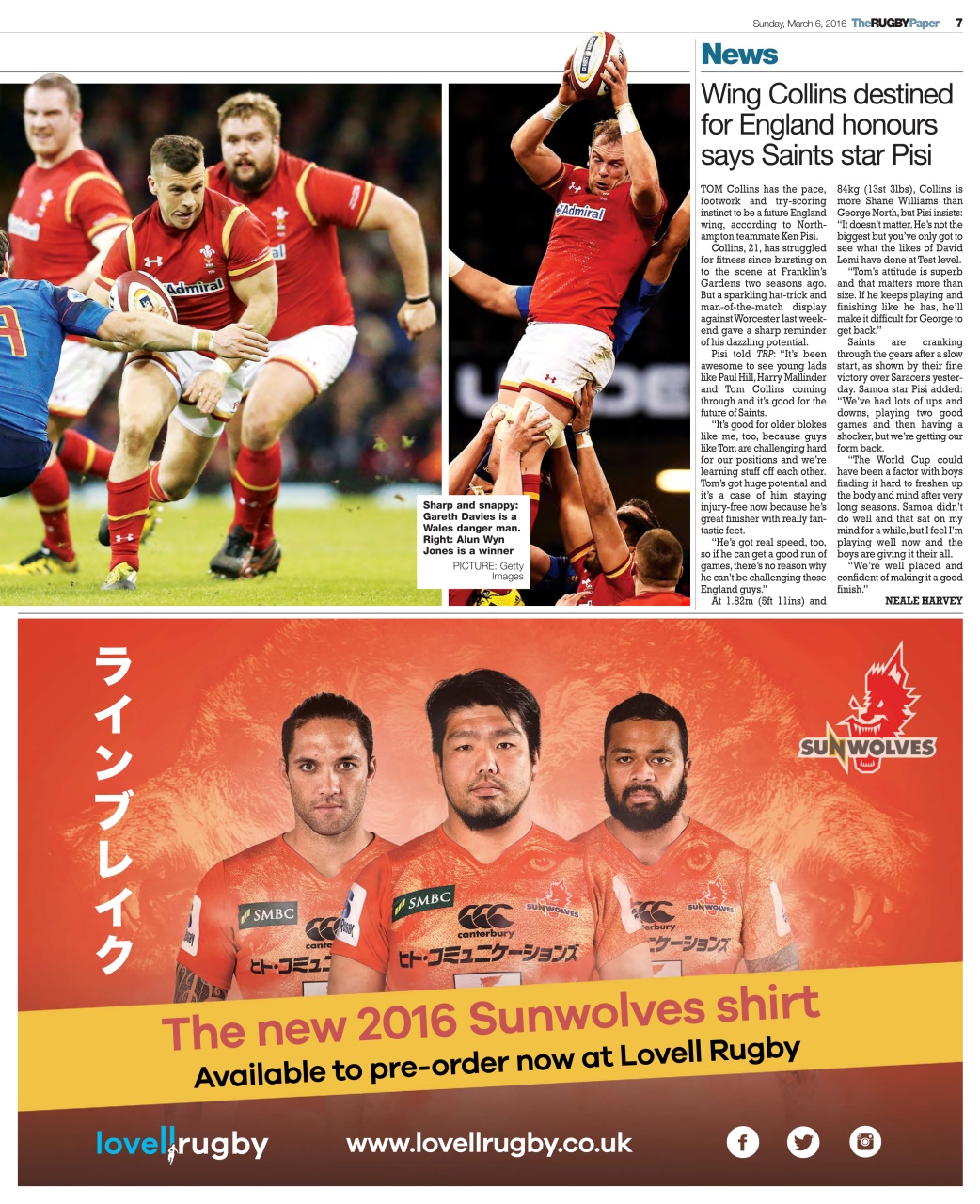 The Rugby Paper Preview Pages