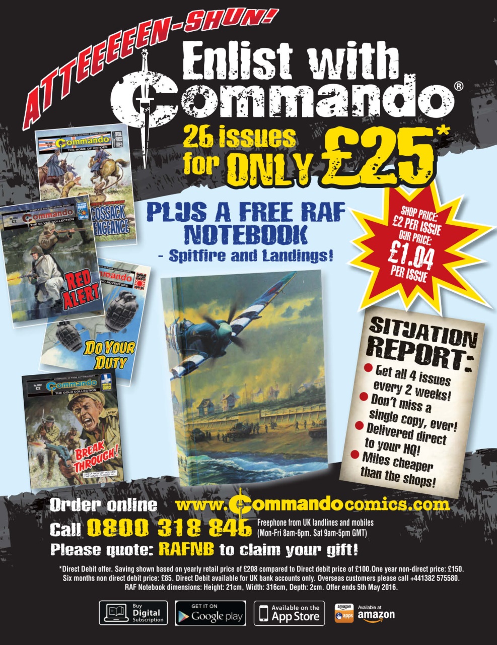 Commando Preview Pages