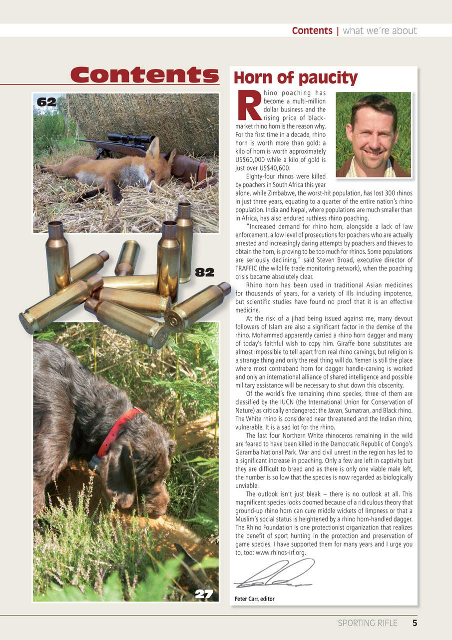 Sporting Rifle Preview Pages