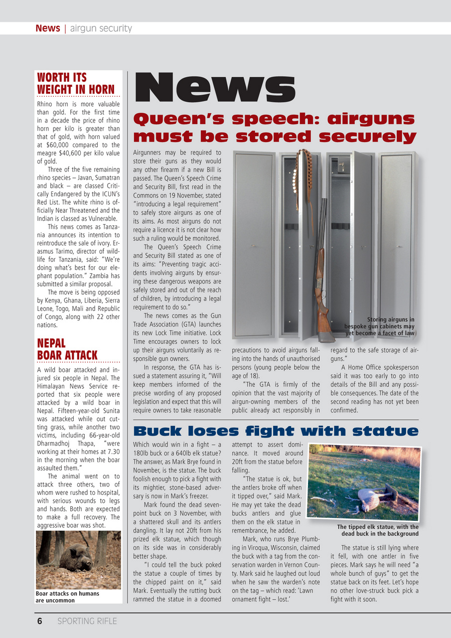 Sporting Rifle Preview Pages
