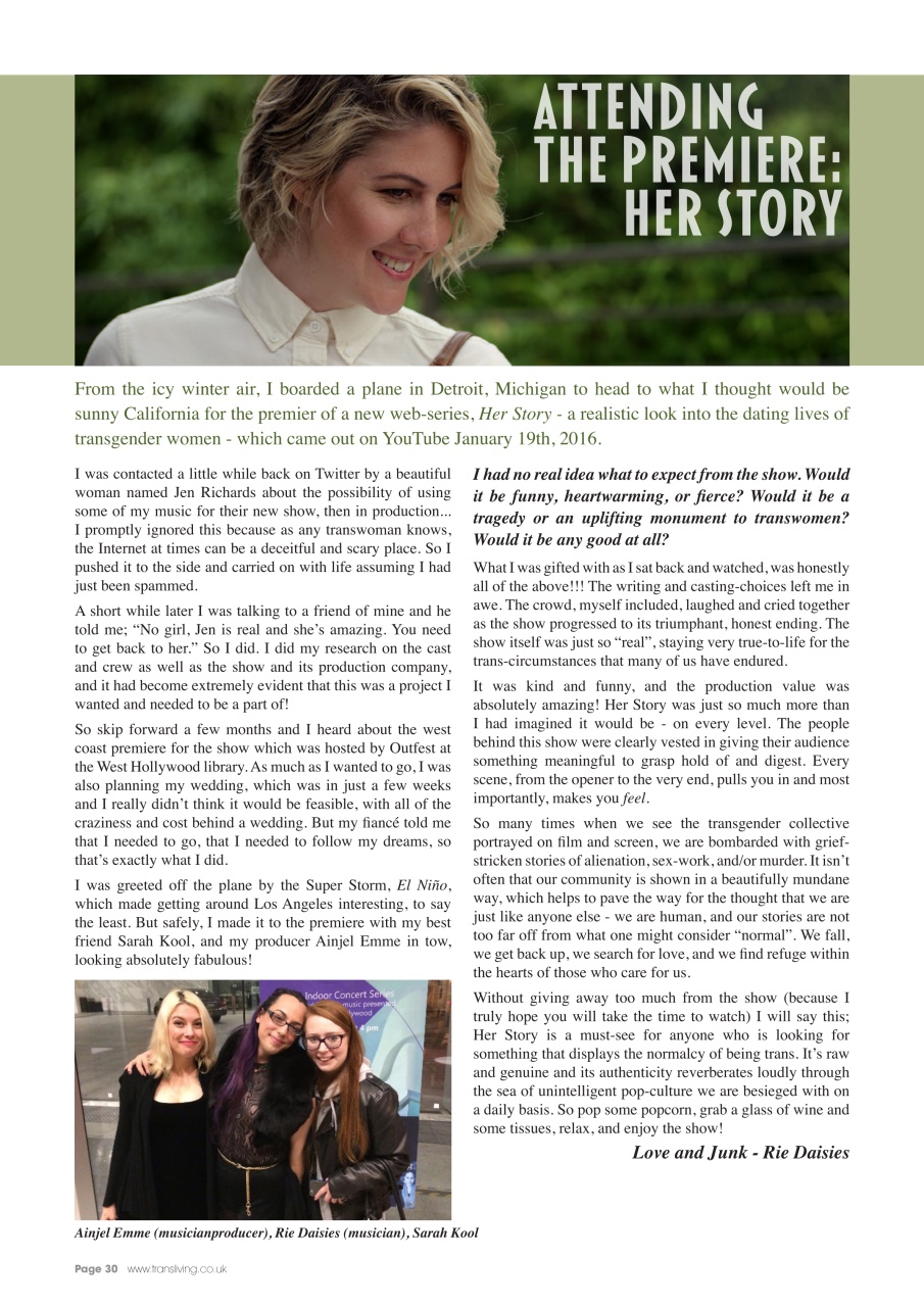 Transliving Magazine Preview Pages
