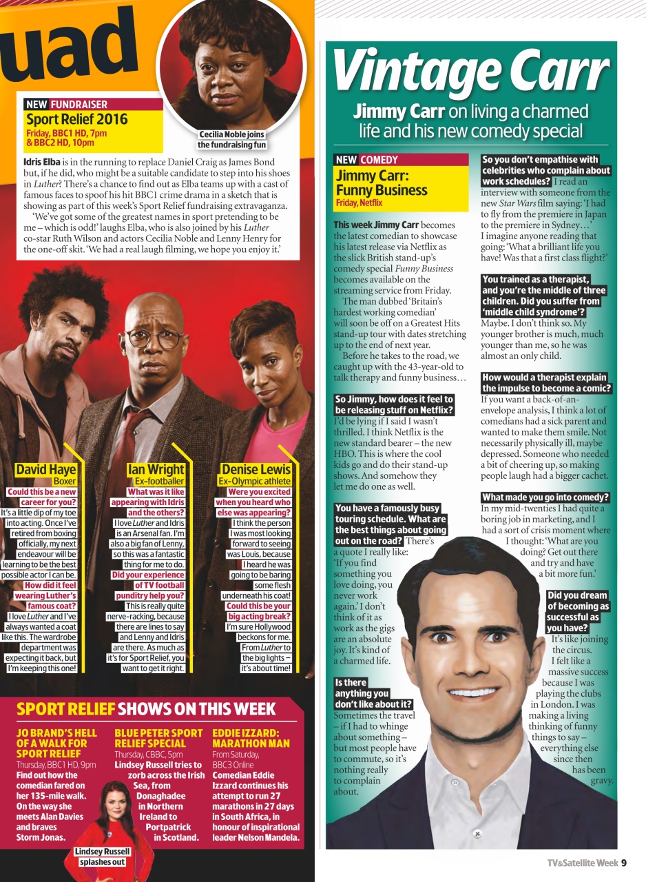 TV & Satellite Week Preview Pages